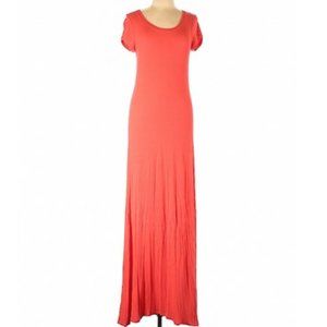 BCBGMAXAZRIA Solid Red Pink Casual Dress